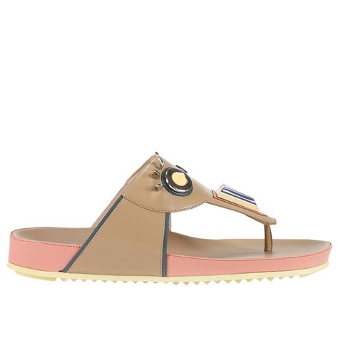 fendi flat fabric sandals|women fendi sandals clearance.